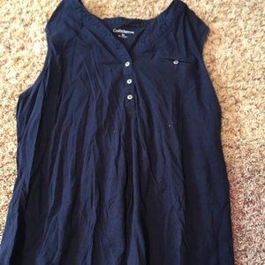 Navy blue tank top